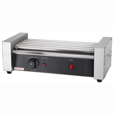 550x250x180mm Certificado CE comercial avançado Grill de cachorro-quente de 5 rolos