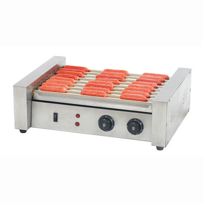 550x250x180mm Certificado CE comercial avançado Grill de cachorro-quente de 5 rolos