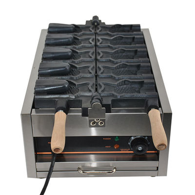 5 Cone de peixe Capacidade de forma de peixe elétrico Waffle Ferro Taiyaki Máquina para cone de sorvete
