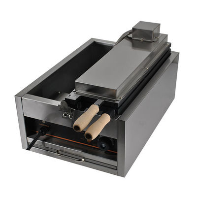 Fabricante de Waffles Automático Portátil AO-1101A Máquina de Forno de Grelha Elétrica de Aço Inoxidável