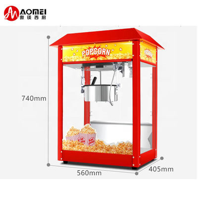 Máquina de fabricação de pipoca de caramelo comercial de aço inoxidável para produção de lanches de pipoca