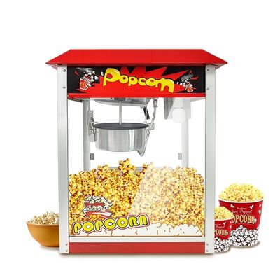 Máquina de fabricação de pipoca de caramelo comercial de aço inoxidável para produção de lanches de pipoca