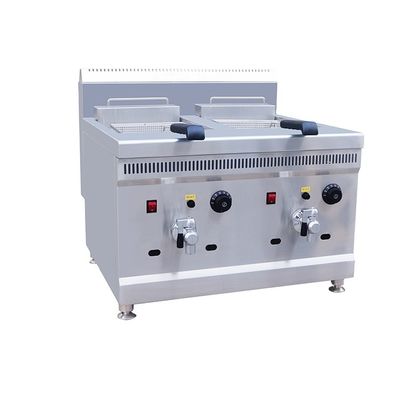 Máquina de fritar de alta produtividade de 38 kg para frango frito e batatas fritas