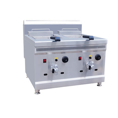 Máquina de fritar de alta produtividade de 38 kg para frango frito e batatas fritas
