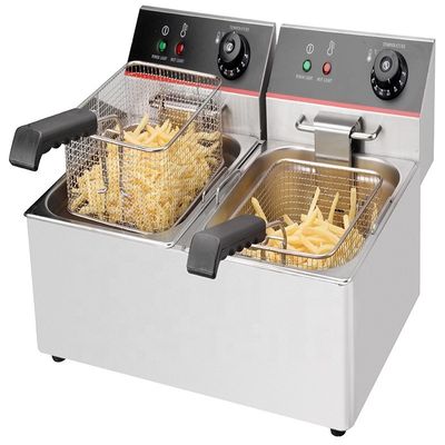 Cozinha comercial Máquina de fritar para equipamentos de lanches