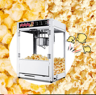 Máquina de pipoca portátil de aço inoxidável aprovada pelo CE para produção de lanches de pipoca de 10 kg