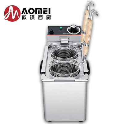 Aço inoxidável 201/304 Cozinha de macarrão instantânea elétrica comercial 215x420x310mm