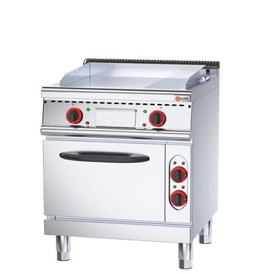 Quente 1/3 Grill Grove Pancake Grill Elétrico Comercial Com Forno 560 * 600 * 270mm