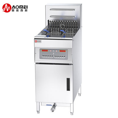 FEF-101 Fritadora elétrica industrial de aço inoxidável com computador e filtro de óleo
