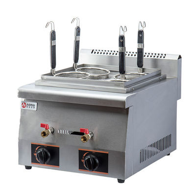 Hotéis Restaurantes Cozinha Máquina de cozinhar macarrão a gás com 4 cestos e alta capacidade