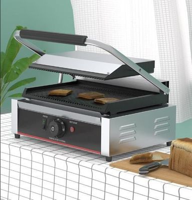 2200W Grelha Elétrica Profissional de Contato Sandwich Press Panini Grill 811E