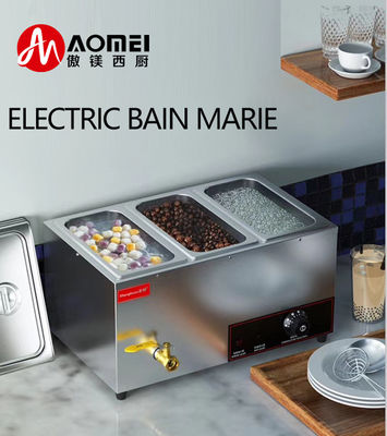 Buffet de aço inoxidável aquecimento Bain Marie para restaurante servir chafing prato Catering