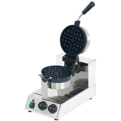 Fabricante elétrico de waffles com variedade de placas de sanduíche intercambiáveis e função rotativa