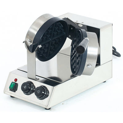 Fabricante elétrico de waffles com variedade de placas de sanduíche intercambiáveis e função rotativa