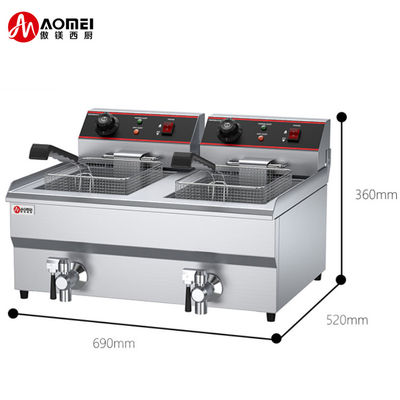 Máquina de batatas fritas de aço inoxidável
