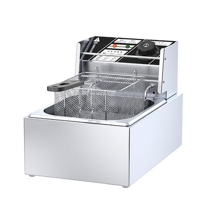 Frigorífico Elétrico Profissional 1 Tanque 1 Cesto 220V/110V Voltagem para Comercial