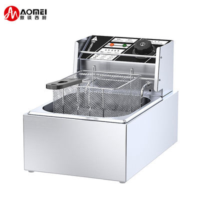 Frigorífico Elétrico Profissional 1 Tanque 1 Cesto 220V/110V Voltagem para Comercial