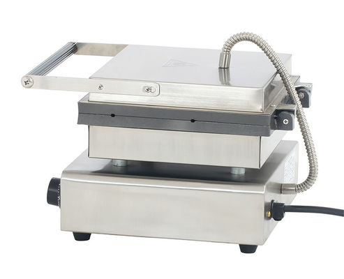Placas de sanduíche elétricas Fabricante de waffle com desenho de pinheiro em forma de trigo intercambiável