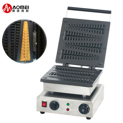 Placas de sanduíche elétricas Fabricante de waffle com desenho de pinheiro em forma de trigo intercambiável