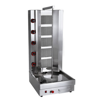 Equipamento de cozinha de lojas de alimentos máquina de assar kebab Shawarma Doner Grill de frango Shawarma