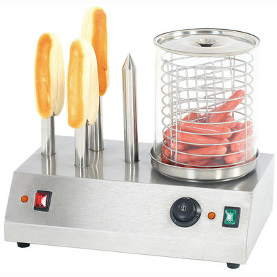 HD-TW Hot Dog Steamer com Bun Warmer Distribuído por Fábricas de Alimentos e Bebidas