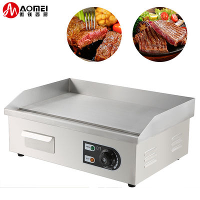 Grelha de gás de aço inoxidável de espessura de 8 mm para equipamentos de cozinha