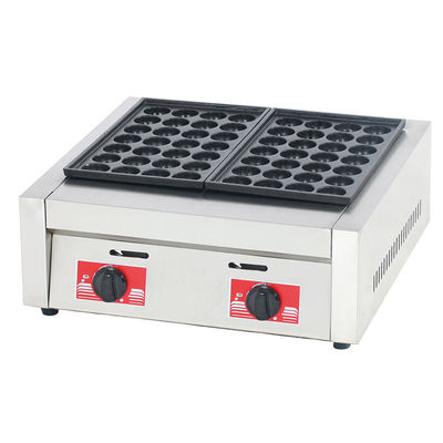 Grelha de Takoyaki a Gás Dupla para Bolas de Polvo Japonês Deliciosas e Autênticas