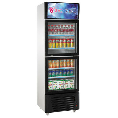 Refrigerador vertical para porta de vidro do supermercado