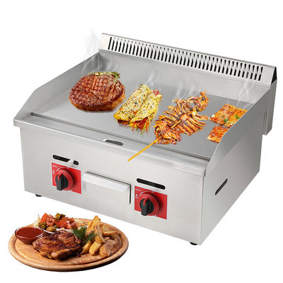 Grill de gás aceitável para preparação de alimentos comerciais e industriais