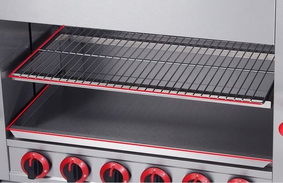 Hoteis Restaurantes Equipamento de cozinha Longa vida útil Grelha Salamandra de aço inoxidável