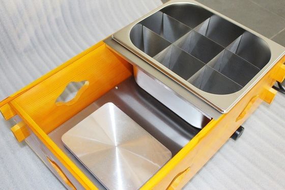 Forno de cozinha de aço inoxidável resistente à ferrugem 2 tanques 18 grades