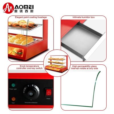 Equipamento de restauração de hotéis e restaurantes Exibição elétrica de alimentos aquecedor com 1,2kw de potência