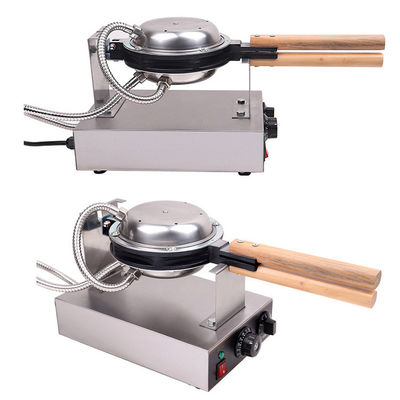 Máquina de Waffle de bolhas elétrica comercial de 220 V para Waffles de ovos belgas ao estilo de Hong Kong