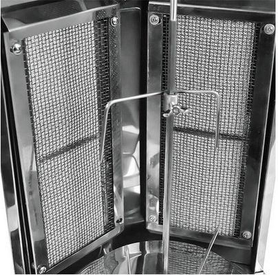 Máquina automática de Shawarma a gás de 23 kg para corte rápido e Kebab Doner