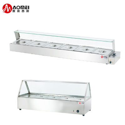 Equipamento de cozinha comercial de aço inoxidável aquecedor de piscina de sopa elétrica de cinco pratos