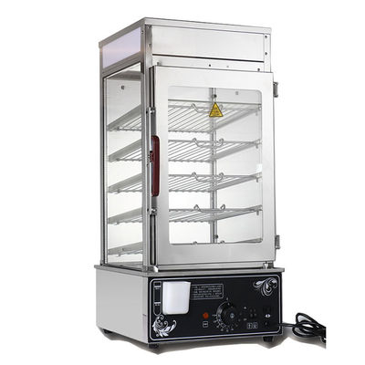 Função de poupança de energia Display de alimentos elétricos de balcão Máquina de vapor de dimsum mais quente