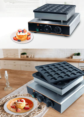 0.85KW Holandês comercial Mini Pancake Maker Poffertjes máquina de fazer com temporizador 0-5mins