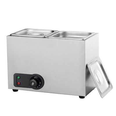 6Máquina de temperação de chocolate de aço inoxidável multifuncional de capacidade de 0,5 kg com 2 tanques