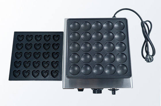Máquina de panquecas 50-300C 25 bolinhos redondos com fabricante de dorayaki de aço inoxidável