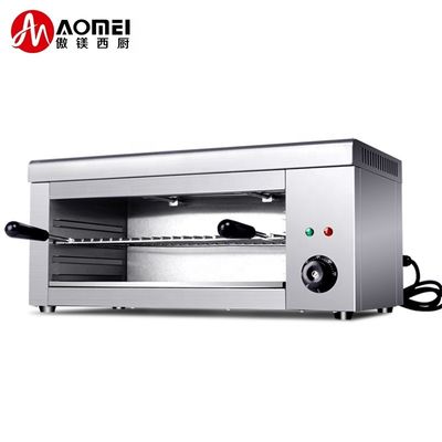 Máquina comercial de salamandra de aço inoxidável de alta produtividade para equipamentos de cozinha