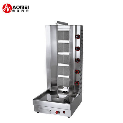 Equipamento de cozinha comercial queimador de gás máquina de kebab Shawarma para lojas de alimentos e bebidas