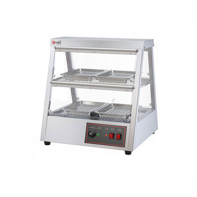 43 kg de aço inoxidável aquecedor de alimentos Vitrine 1.6KW aquecedor de alimentos quentes elétricos