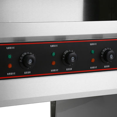 Equipamento mecânico de cozinha freestand 6 cestas cozinha de massas elétrica logotipo personalizado