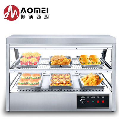 Long Life Service Eco-friendly Multifuncional Dupla camada de aquecedor de alimentos Display durável