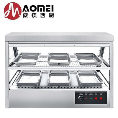 Modern Desgin Duas camadas de circulação de ar quente Display de alimentos mais quente para frango frito