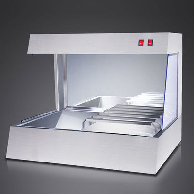1Display de aquecimento multifuncional de grande capacidade de 6 kW para serviços de alimentação comercial