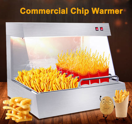 1Display de aquecimento multifuncional de grande capacidade de 6 kW para serviços de alimentação comercial