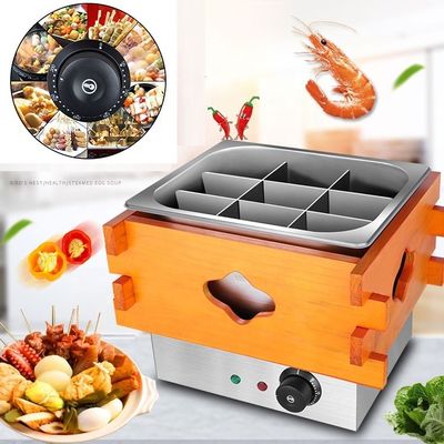 Máquina Oden Máquina de cozinha Kanto Aço inoxidável elétrico comercial para retalho