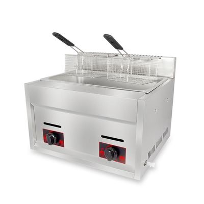 6L 6L Fritadora de aço inoxidável com 2 cestas de frango frito