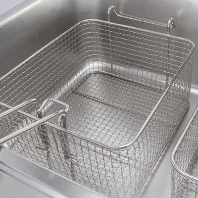 6L 6L Fritadora de aço inoxidável com 2 cestas de frango frito